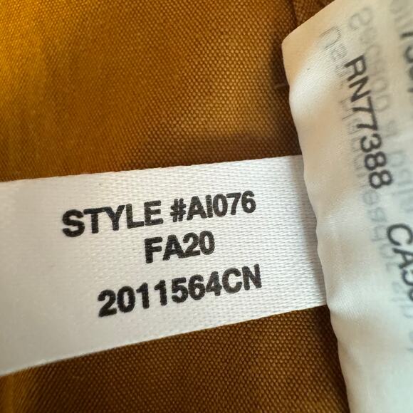 Madewell Dispatch Jacket S Brown AJ076 Canvas Duck Cloth Military Style Durable - Picture 14 of 15